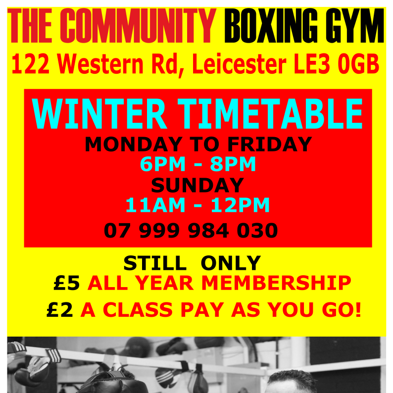 The Community Boxing Gym Leicester - Boxing Gyms Near Me